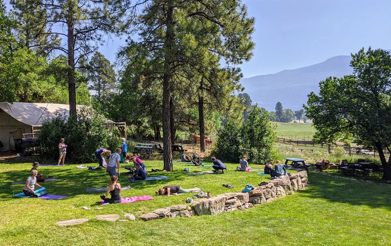 Yoga on the Terrace